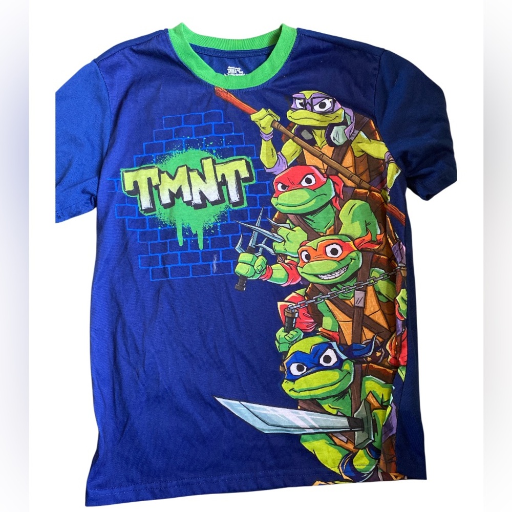Nickelodeon • Blue • TMNT Kids Shirt